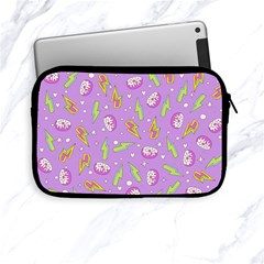 Cute Girl Fashion Seamless Pattern With Tasty Sweet Donuts Cartoon Arrows Pattern Cute Sweets Teen G Apple Ipad Mini Zipper Cases by Wegoenart