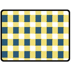 Diagonal Checkered Plaid Seamless Pattern Fleece Blanket (large) 