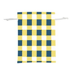 Diagonal Checkered Plaid Seamless Pattern Lightweight Drawstring Pouch (m)