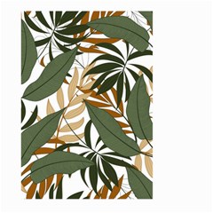 Botanical Seamless Tropical Pattern With Bright Green Yellow Plants Leaves Large Garden Flag (two Sides) by Wegoenart