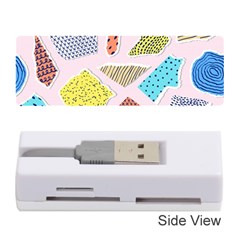 Pattern With Pieces Paper Memory Card Reader (stick) by Wegoenart