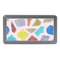 Pattern With Pieces Paper Memory Card Reader (mini) by Wegoenart