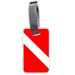 Diving Flag Luggage Tag (one Side) by FlagGallery