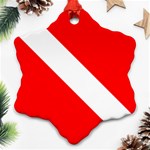 Diving flag Ornament (Snowflake) Front