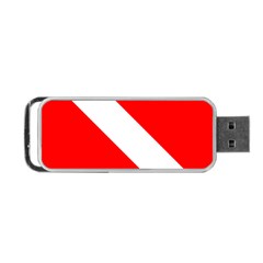 Diving Flag Portable Usb Flash (one Side) by FlagGallery