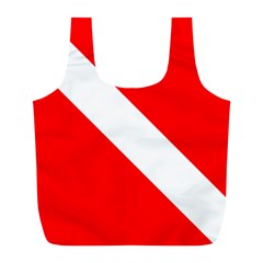 Diving Flag Full Print Recycle Bag (l) by FlagGallery