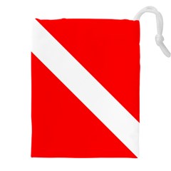 Diving Flag Drawstring Pouch (4xl) by FlagGallery