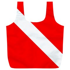 Diving Flag Full Print Recycle Bag (xxl)