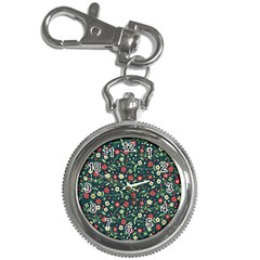 Flowering Branches Seamless Pattern Key Chain Watches by Wegoenart