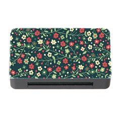 Flowering Branches Seamless Pattern Memory Card Reader With Cf by Wegoenart