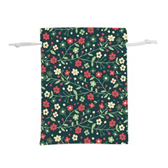 Flowering Branches Seamless Pattern Lightweight Drawstring Pouch (s) by Wegoenart