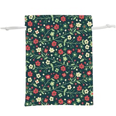 Flowering Branches Seamless Pattern  Lightweight Drawstring Pouch (xl) by Wegoenart