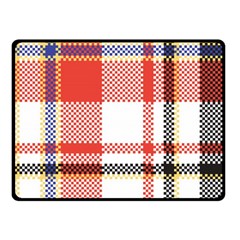 Plaid Mosaic Pixel Seamless Pattern Fleece Blanket (small) by Wegoenart