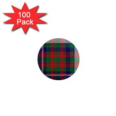 British Tartan Check Plaid Seamless Pattern 1  Mini Magnets (100 Pack)  by Wegoenart