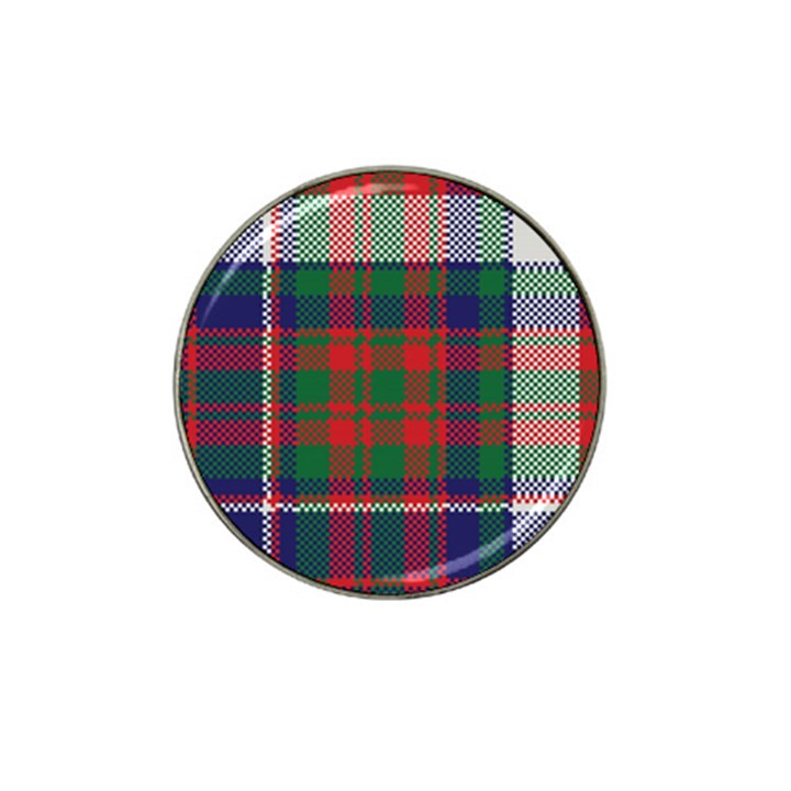 British Tartan Check Plaid Seamless Pattern Hat Clip Ball Marker