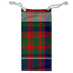 British Tartan Check Plaid Seamless Pattern Jewelry Bag by Wegoenart