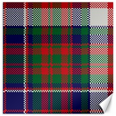 British Tartan Check Plaid Seamless Pattern Canvas 12  X 12  by Wegoenart