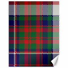 British Tartan Check Plaid Seamless Pattern Canvas 12  X 16  by Wegoenart