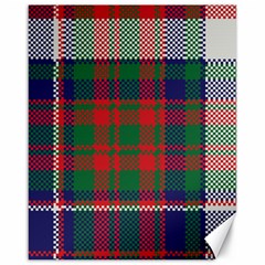 British Tartan Check Plaid Seamless Pattern Canvas 16  X 20  by Wegoenart