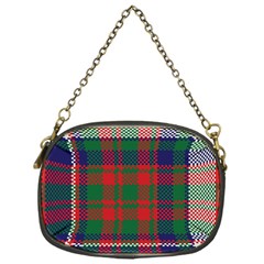 British Tartan Check Plaid Seamless Pattern Chain Purse (one Side) by Wegoenart