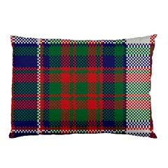 British Tartan Check Plaid Seamless Pattern Pillow Case by Wegoenart