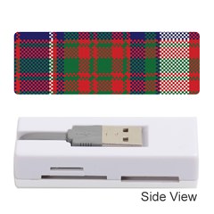 British Tartan Check Plaid Seamless Pattern Memory Card Reader (stick) by Wegoenart