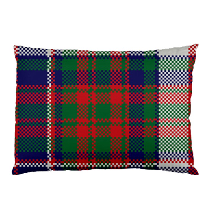 British Tartan Check Plaid Seamless Pattern Pillow Case (Two Sides)