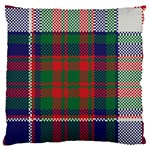 British Tartan Check Plaid Seamless Pattern Large Cushion Case (One Side) Front