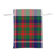 British Tartan Check Plaid Seamless Pattern Lightweight Drawstring Pouch (s) by Wegoenart