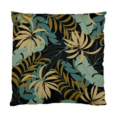 Fashionable Seamless Tropical Pattern With Bright Red Blue Plants Leaves Standard Cushion Case (two Sides) by Wegoenart