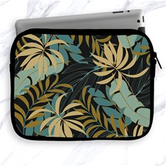 Fashionable Seamless Tropical Pattern With Bright Red Blue Plants Leaves Apple Ipad 2/3/4 Zipper Cases by Wegoenart