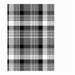 Black White Plaid Checked Seamless Pattern Small Garden Flag (Two Sides)