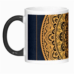 Luxury Mandala Background With Golden Arabesque Pattern Arabic Islamic East Style Premium Vector Morph Mugs by Wegoenart