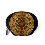 Luxury Mandala Background With Golden Arabesque Pattern Arabic Islamic East Style Premium Vector Accessory Pouch (Small) Back