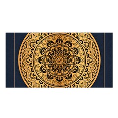 Luxury Mandala Background With Golden Arabesque Pattern Arabic Islamic East Style Premium Vector Satin Shawl by Wegoenart