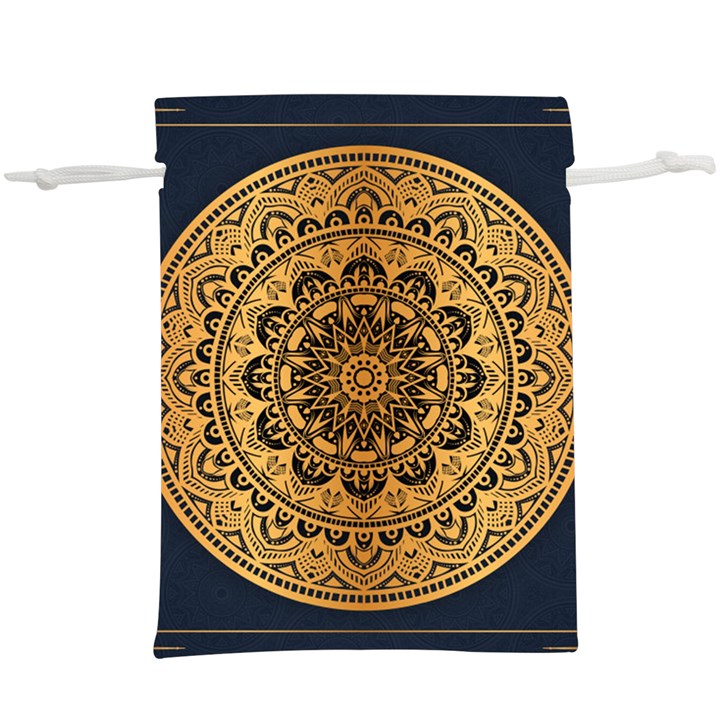 Luxury Mandala Background With Golden Arabesque Pattern Arabic Islamic East Style Premium Vector  Lightweight Drawstring Pouch (XL)