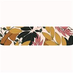 Fashionable Seamless Tropical Pattern With Bright Pink Green Flowers Large Bar Mats 32 x8.5  Bar Mat