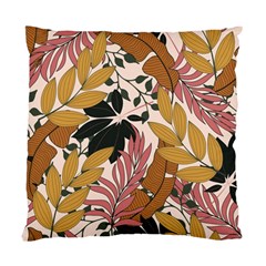 Fashionable Seamless Tropical Pattern With Bright Pink Green Flowers Standard Cushion Case (one Side) by Wegoenart