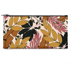 Fashionable Seamless Tropical Pattern With Bright Pink Green Flowers Pencil Cases by Wegoenart