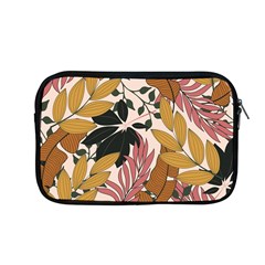 Fashionable Seamless Tropical Pattern With Bright Pink Green Flowers Apple Macbook Pro 13  Zipper Case by Wegoenart