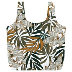 Trendy Seamless Tropical Pattern With Bright White Yellow Flowers Full Print Recycle Bag (xl) by Wegoenart