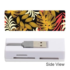 Original Seamless Tropical Pattern With Bright Reds Yellows Memory Card Reader (stick) by Wegoenart