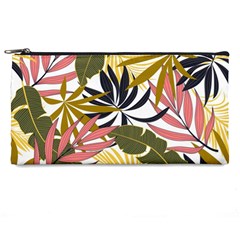 Fashionable Seamless Tropical Pattern With Bright Pink Green Flowers Pencil Cases by Wegoenart