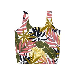 Fashionable Seamless Tropical Pattern With Bright Pink Green Flowers Full Print Recycle Bag (s) by Wegoenart