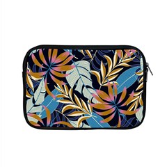 Original Seamless Tropical Pattern With Bright Blue Pink Flowers Apple Macbook Pro 15  Zipper Case by Wegoenart