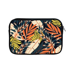 Original Seamless Tropical Pattern With Bright Orange Flowers Apple Ipad Mini Zipper Cases by Wegoenart