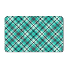 Tartan Scotland Seamless Plaid Pattern Vintage Check Color Square Geometric Texture Magnet (rectangular) by Wegoenart