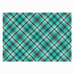 Tartan Scotland Seamless Plaid Pattern Vintage Check Color Square Geometric Texture Large Glasses Cloth (2 Sides) by Wegoenart