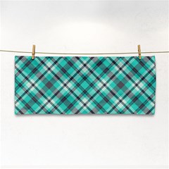 Tartan Scotland Seamless Plaid Pattern Vintage Check Color Square Geometric Texture Hand Towel by Wegoenart