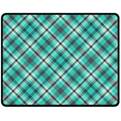 Tartan Scotland Seamless Plaid Pattern Vintage Check Color Square Geometric Texture Fleece Blanket (medium)  by Wegoenart